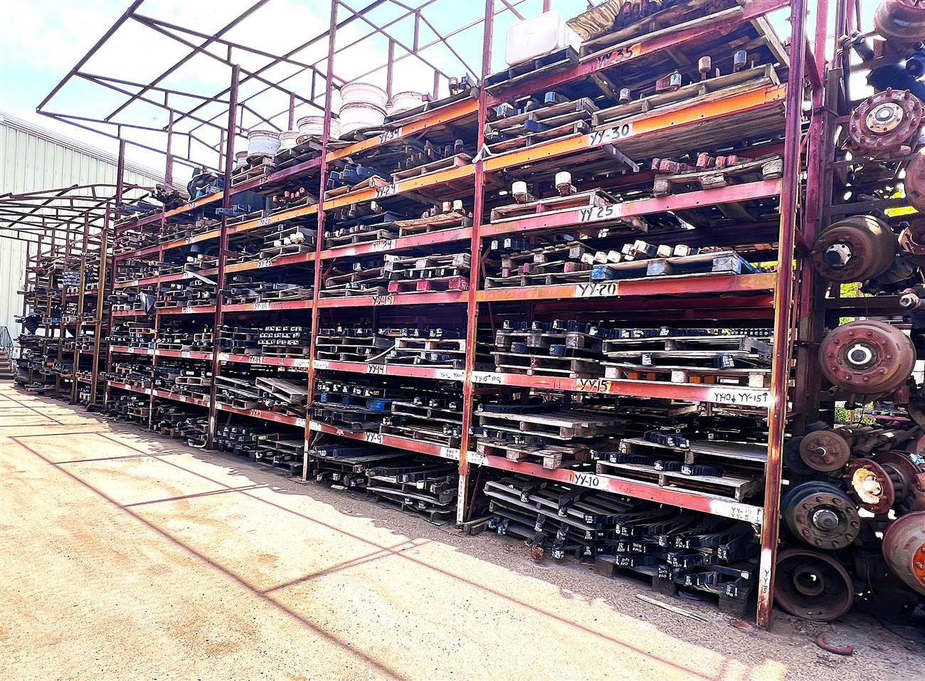 Tagged and catalogued refurbished heavy-duty brake components